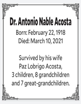 Dr. Antonio Nable Acosta