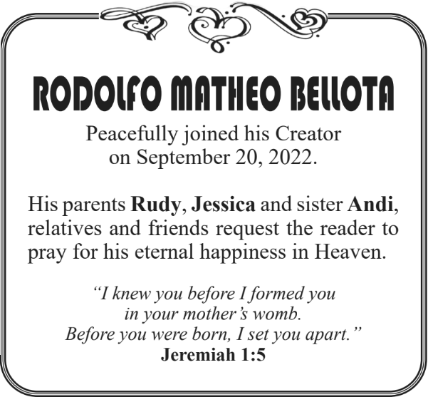 RODOLFO MATHEO BELLOTA